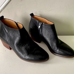 Leather ankle boots J. Crew Size 8